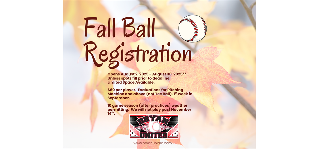Fall Ball Registration