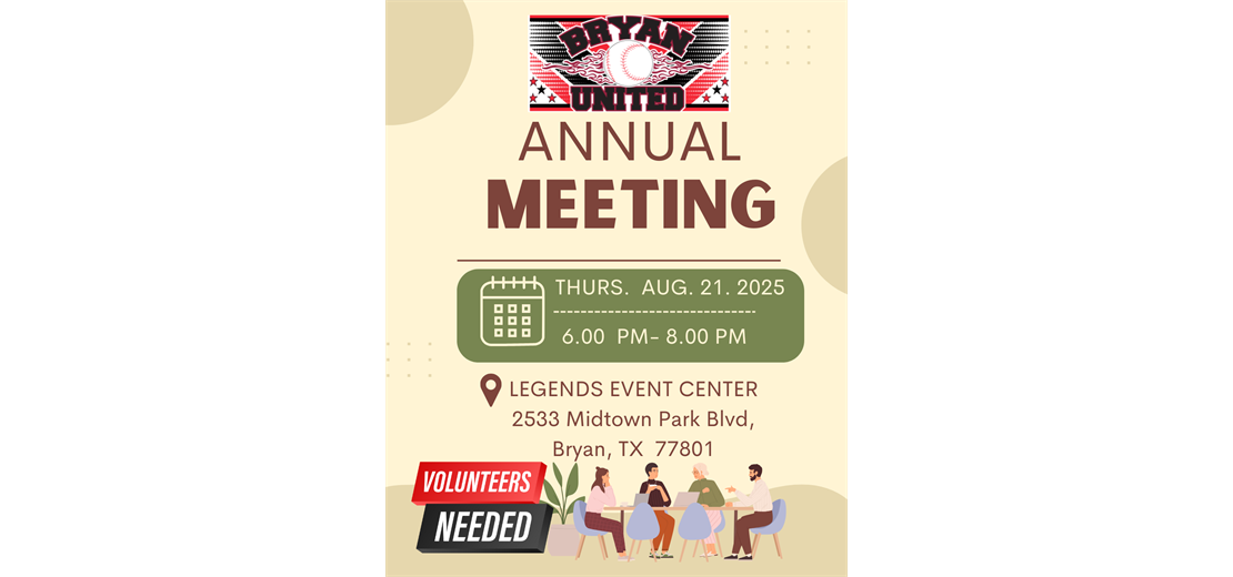 Annual Little League Meeting